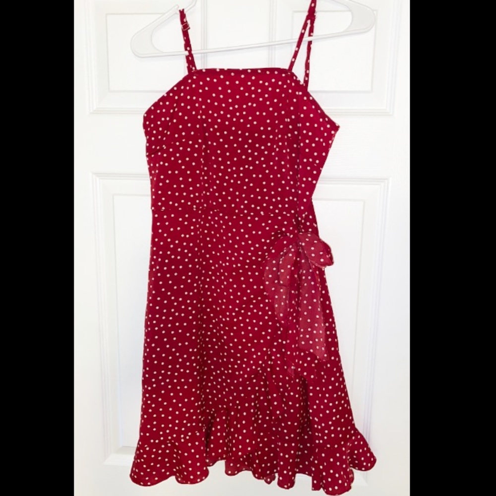 Cute Red Polka Dot Dress!